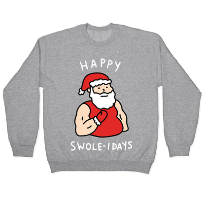 Happy Swole-idays Christmas Crewneck Sweatshirt