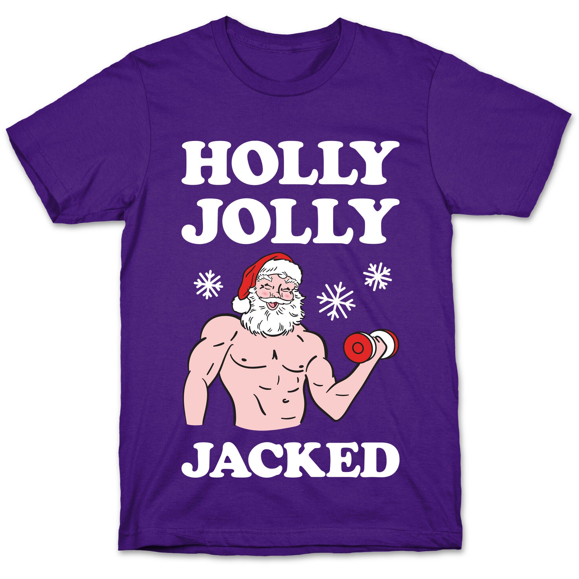 Holly Jolly Jacked Santa T-Shirt