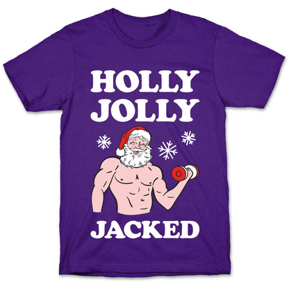 Holly Jolly Jacked Santa T-Shirt