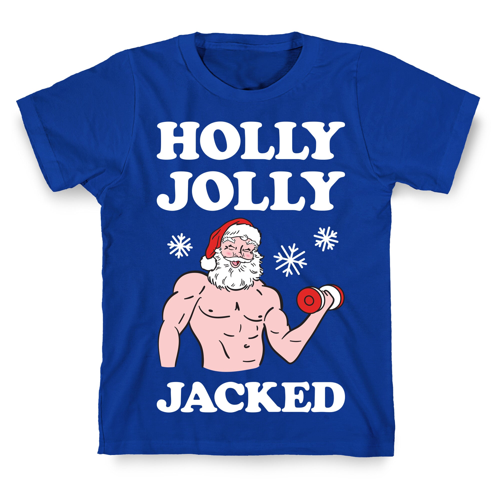Holly Jolly Jacked Santa T-Shirt