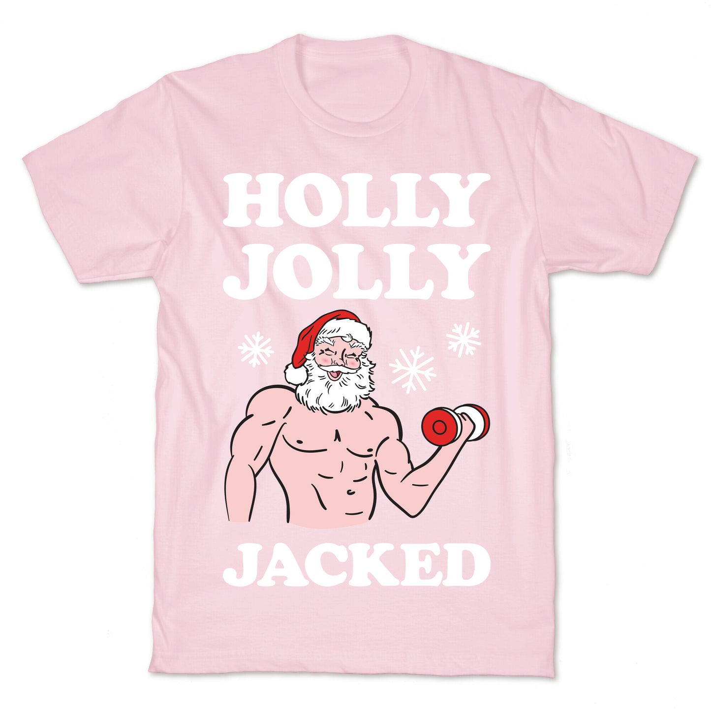 Holly Jolly Jacked Santa T-Shirt