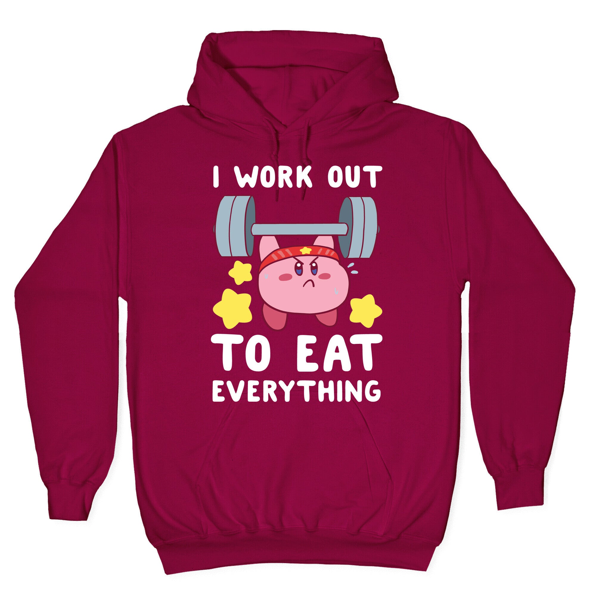 I Work Out to Eat Everything (Kirby) Hoodie