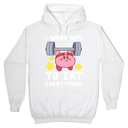 I Work Out to Eat Everything (Kirby) Hoodie