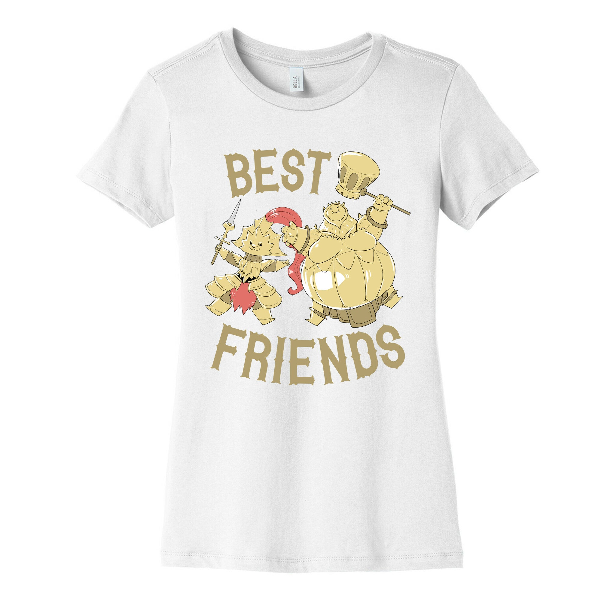 Best Friends Ornstein and Smough Women's Cotton Tee