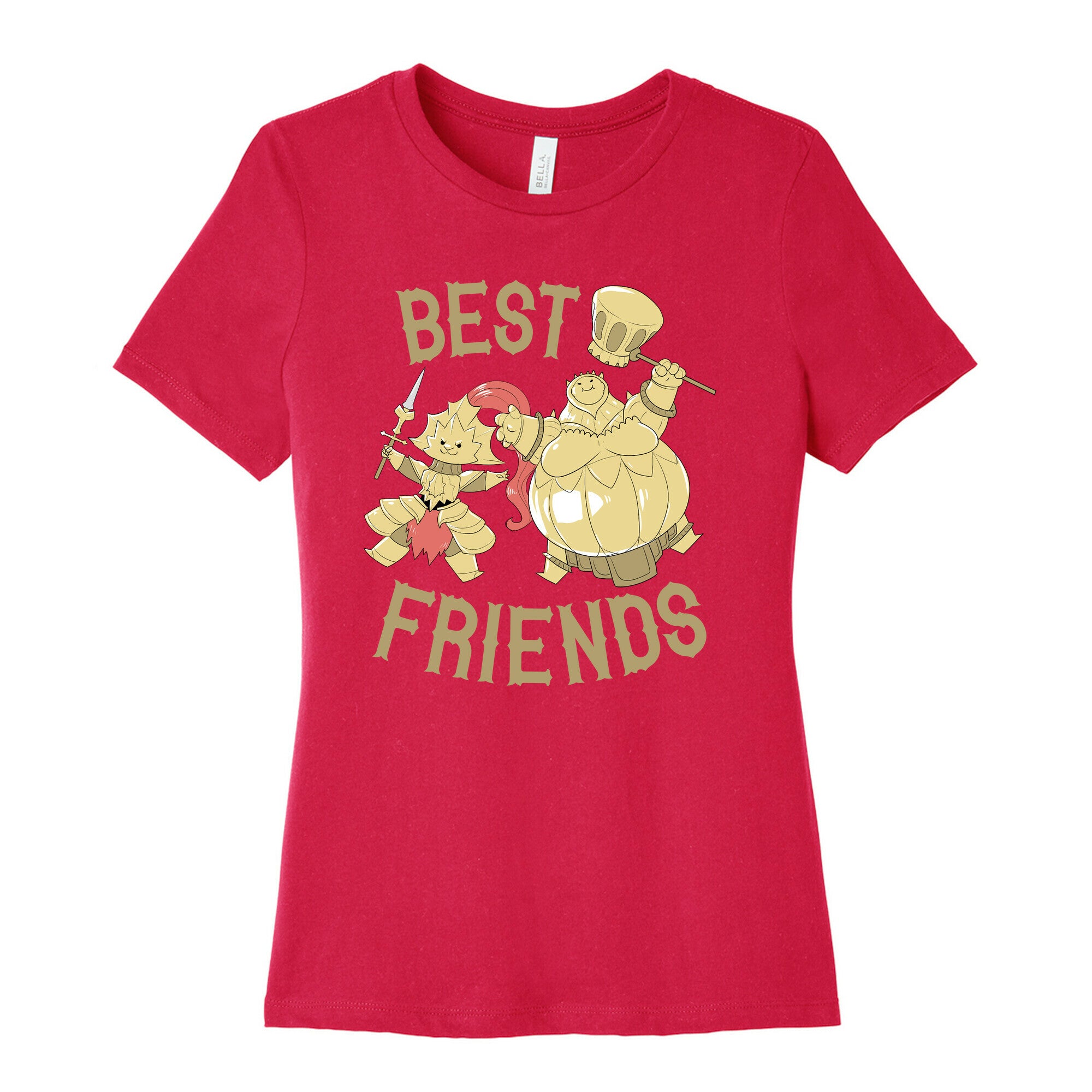 Best Friends Ornstein and Smough Women's Cotton Tee