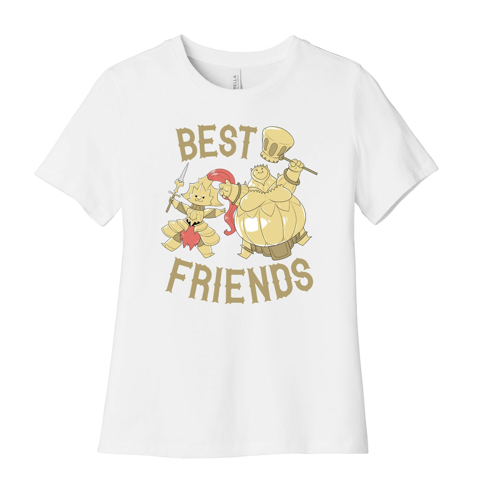 Best Friends Ornstein and Smough Women's Cotton Tee