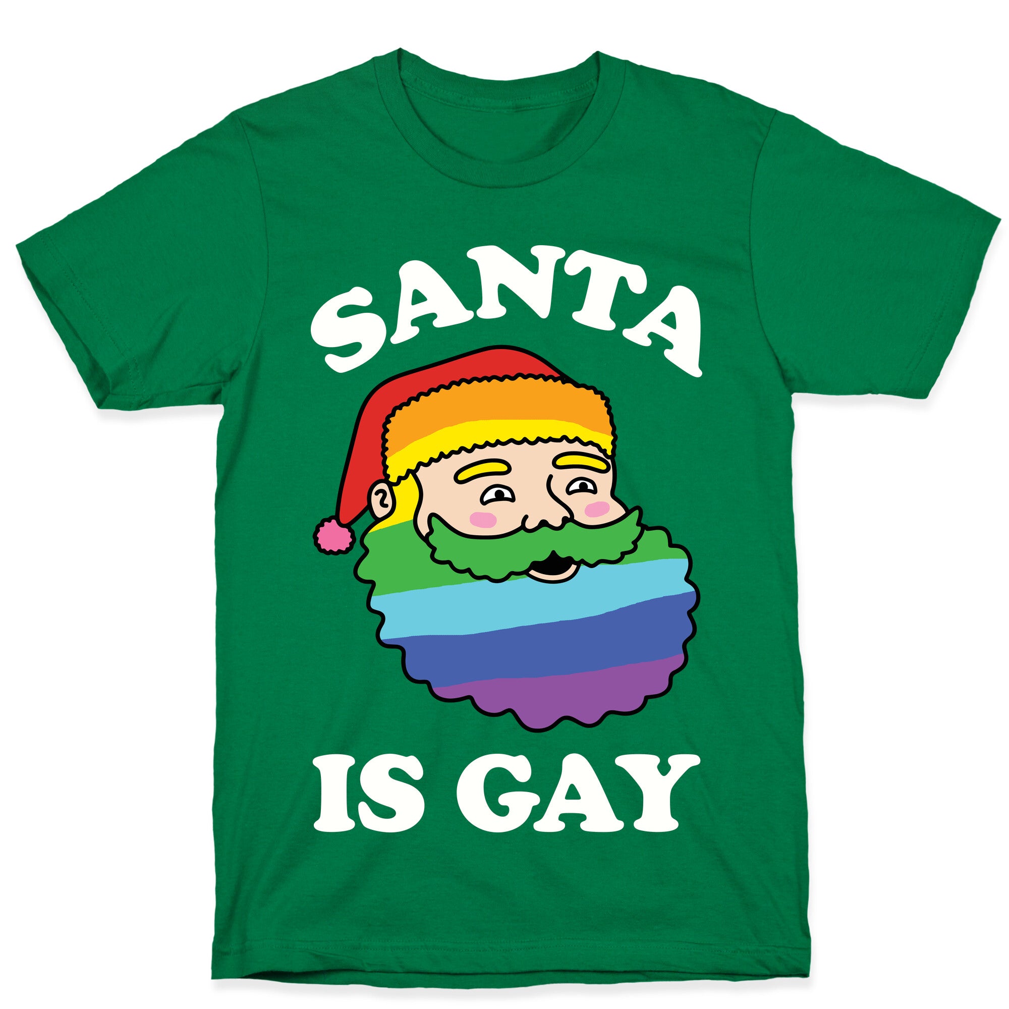 Santa Is Gay Christmas T-Shirt