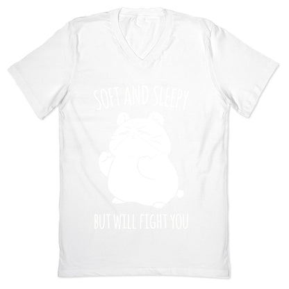 Soft and Sleepy, But Will Fight You Hamster V-Neck