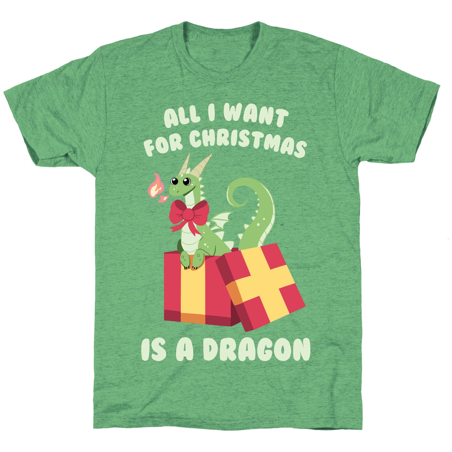 All I Want For Christmas Is A Dragon Unisex Triblend Tee