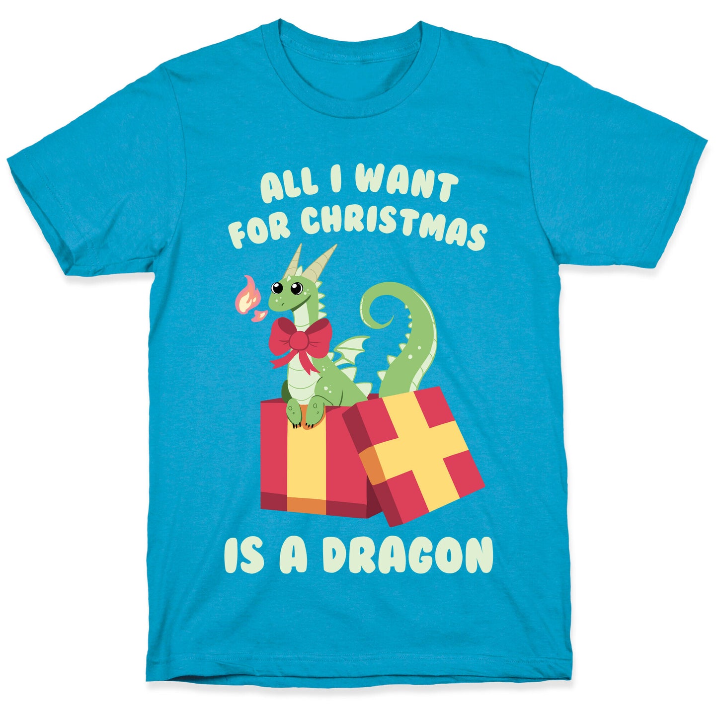 All I Want For Christmas Is A Dragon Unisex Triblend Tee
