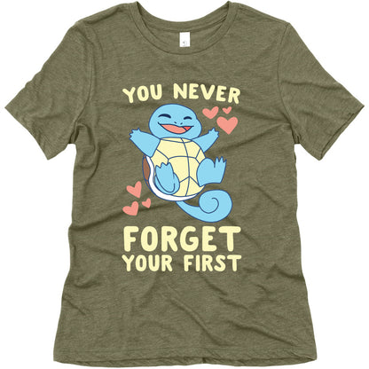 You Never Forget Your First - Squirtle Women's Triblend Tee