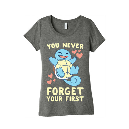 You Never Forget Your First - Squirtle Women's Triblend Tee