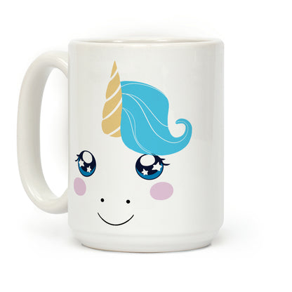 Unicorn Face Coffee Mug