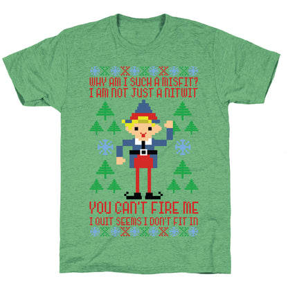 Why am I Such a Misfit I Am Not Just a Nitwit Unisex Triblend Tee