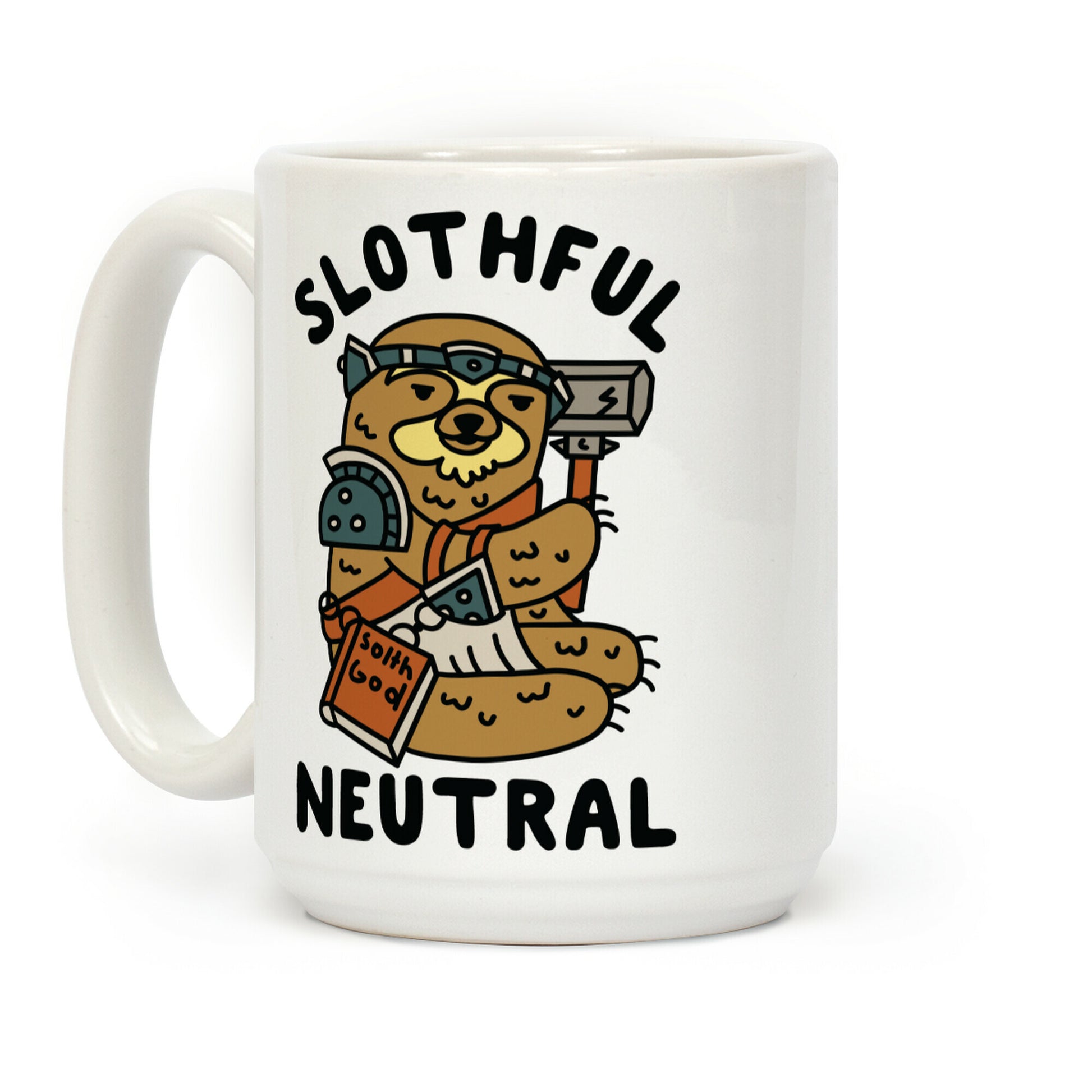 Slothful Neutral Sloth Cleric Coffee Mug