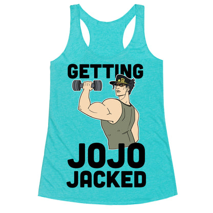 Getting Jojo-Jacked Racerback Tank