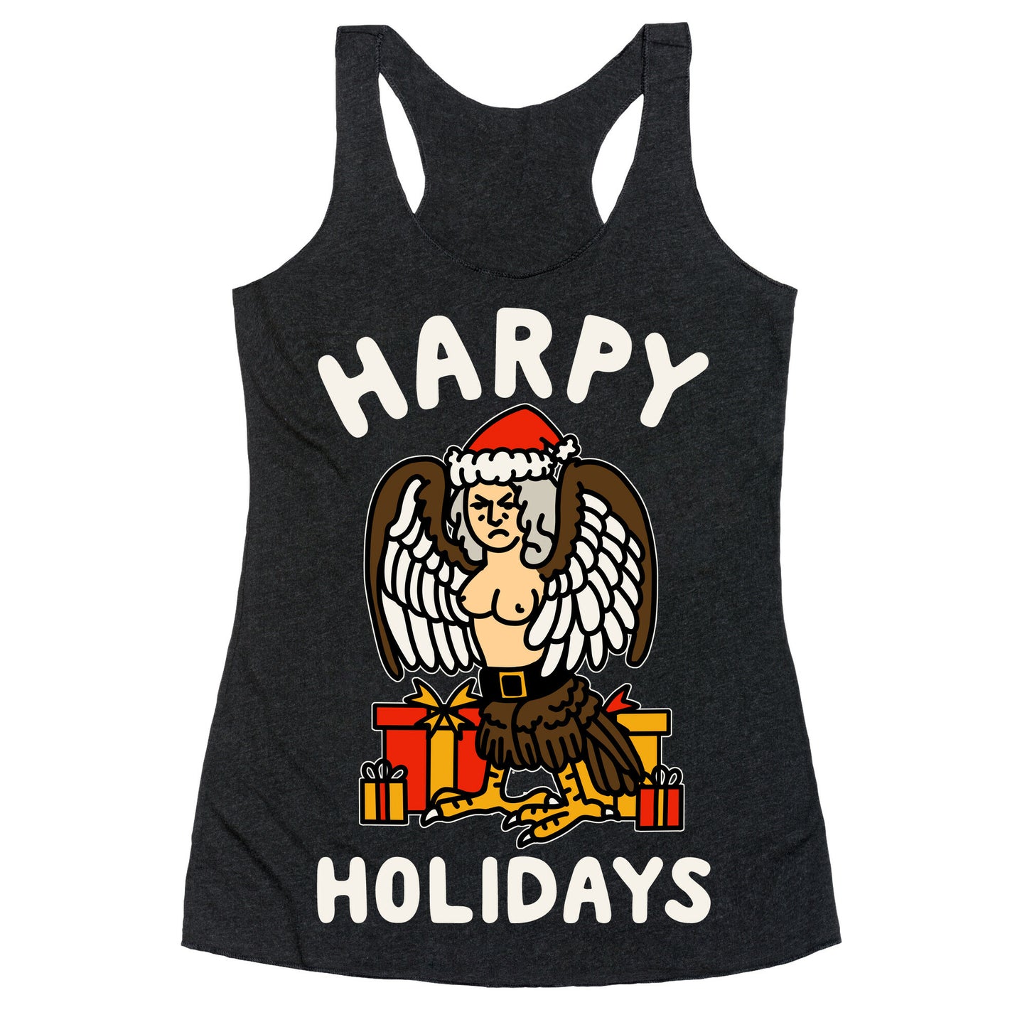 Harpy Holidays Racerback Tank