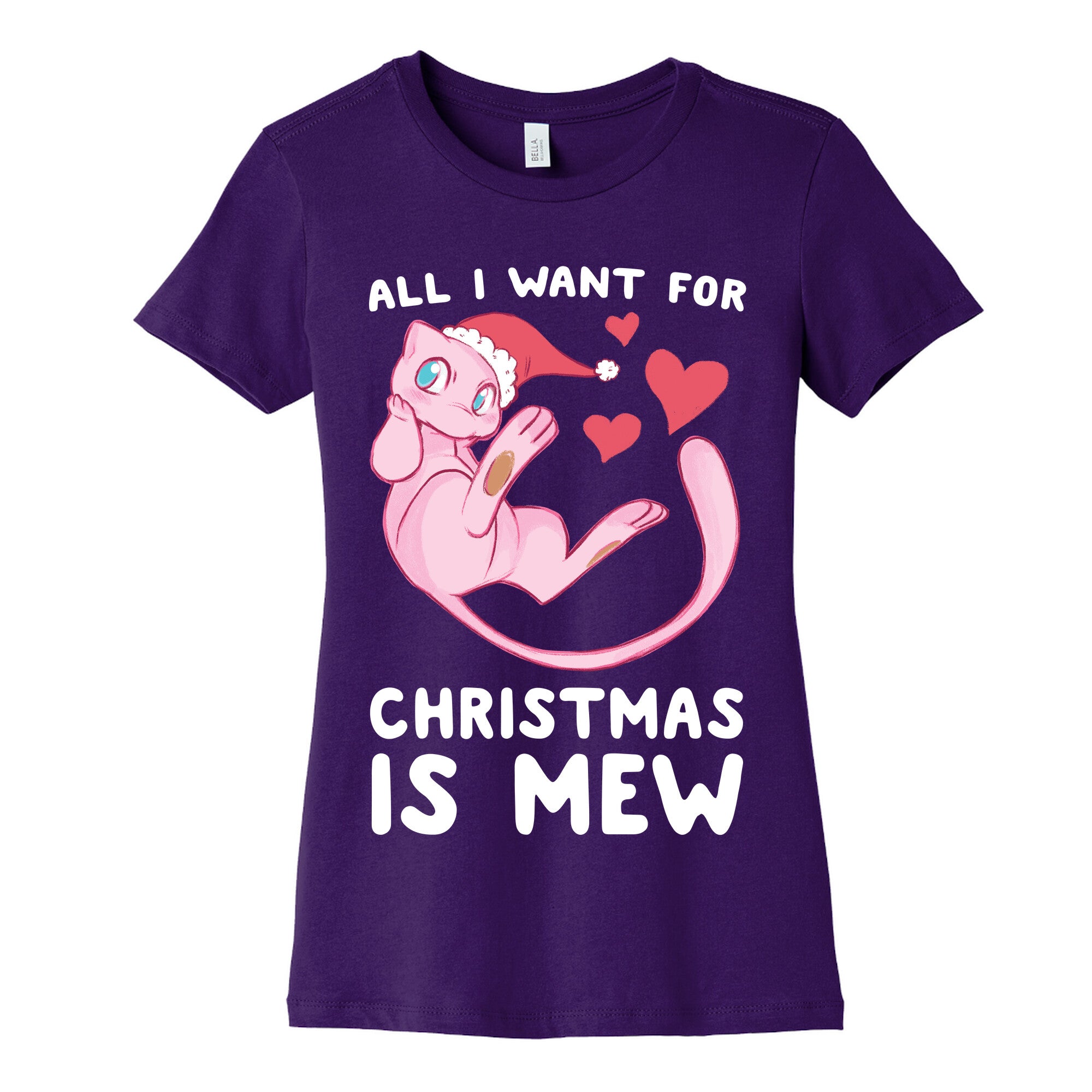 All I Want for Christmas is Mew Women's Cotton Tee