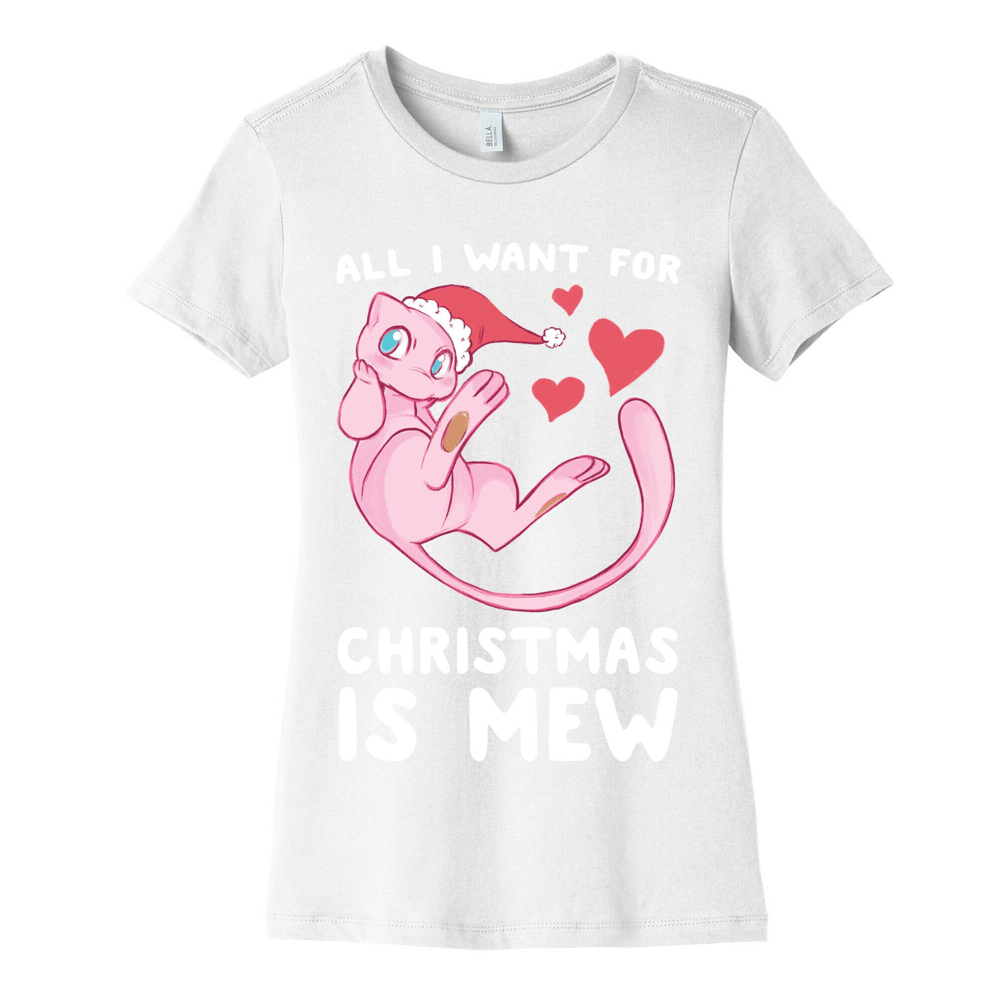 All I Want for Christmas is Mew Women's Cotton Tee