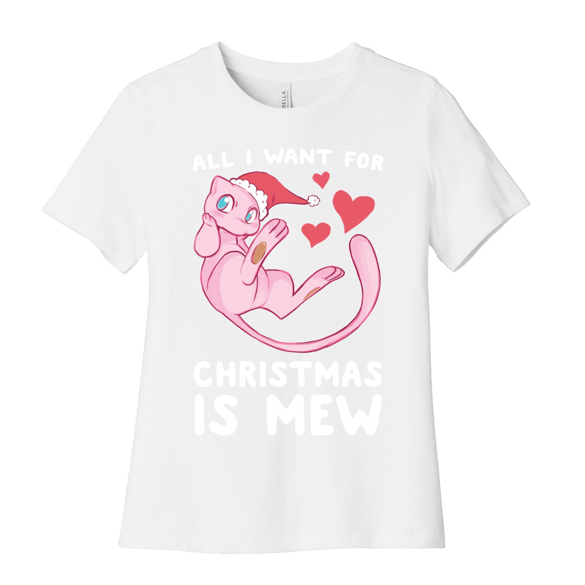 All I Want for Christmas is Mew Women's Cotton Tee