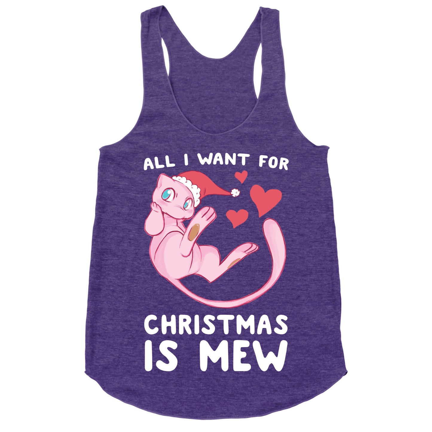 All I Want for Christmas is Mew Racerback Tank