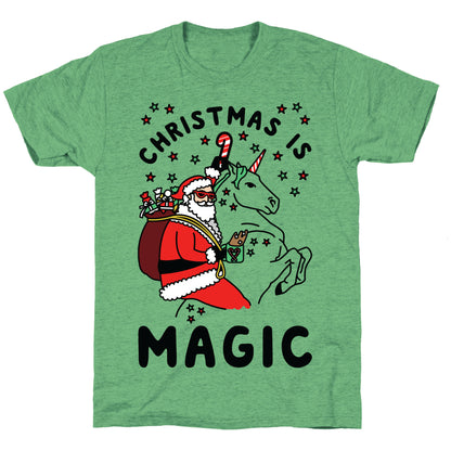 Christmas is Magic Unisex Triblend Tee