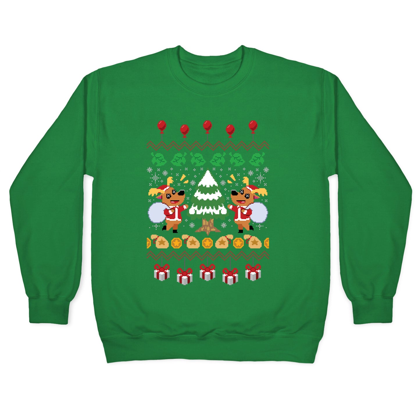 Jingle Animal Crossing Ugly Sweater Crewneck Sweatshirt