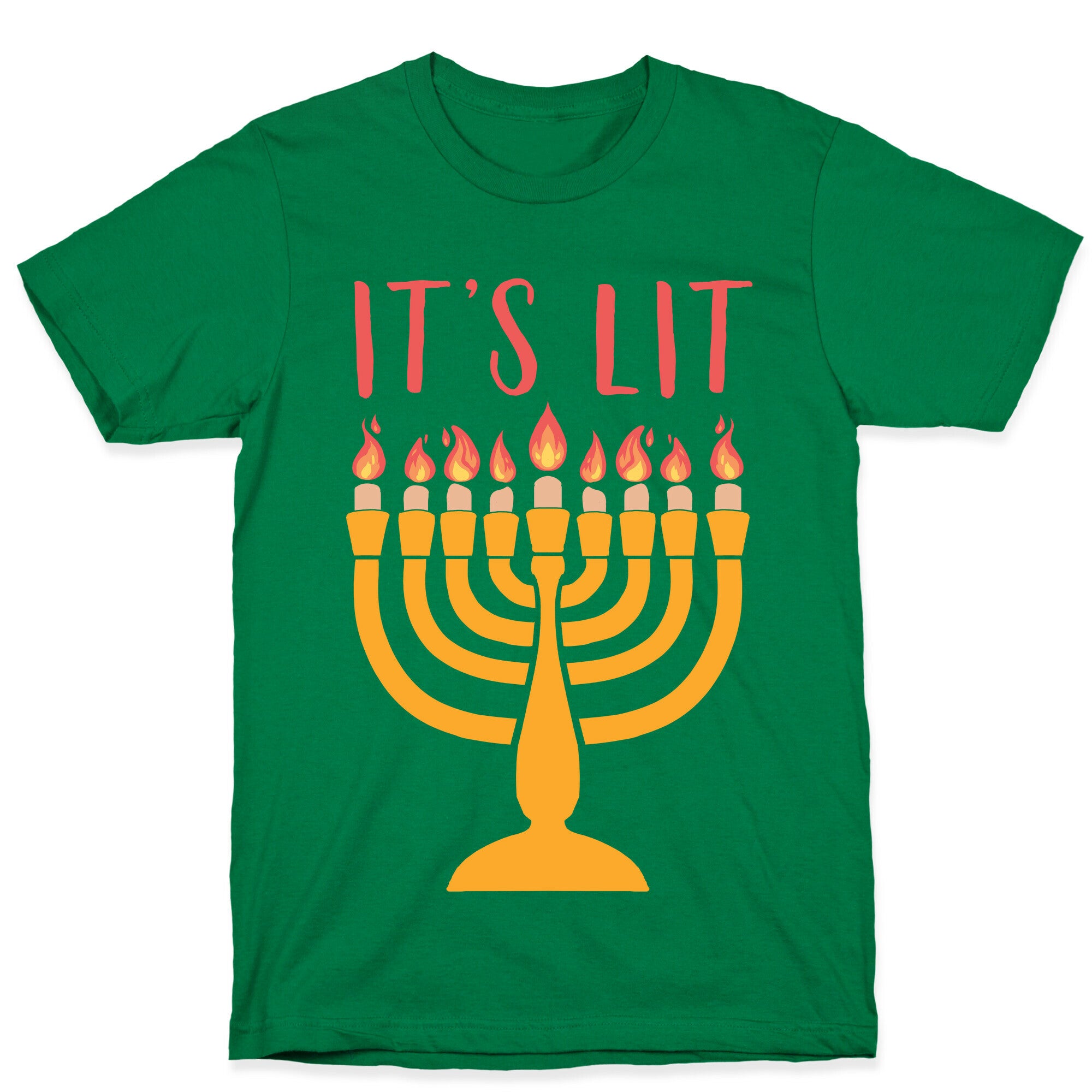 It's Lit Menorah T-Shirt