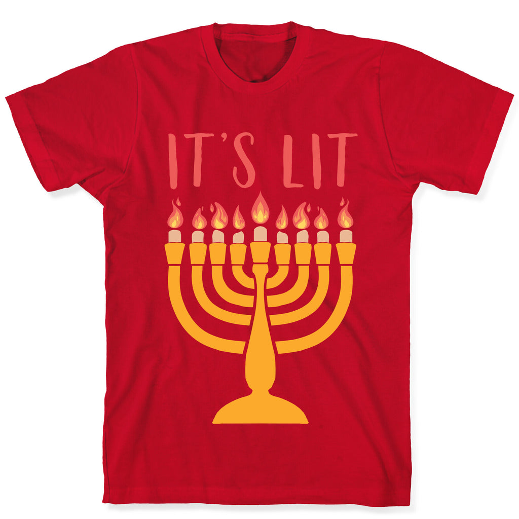 It's Lit Menorah T-Shirt