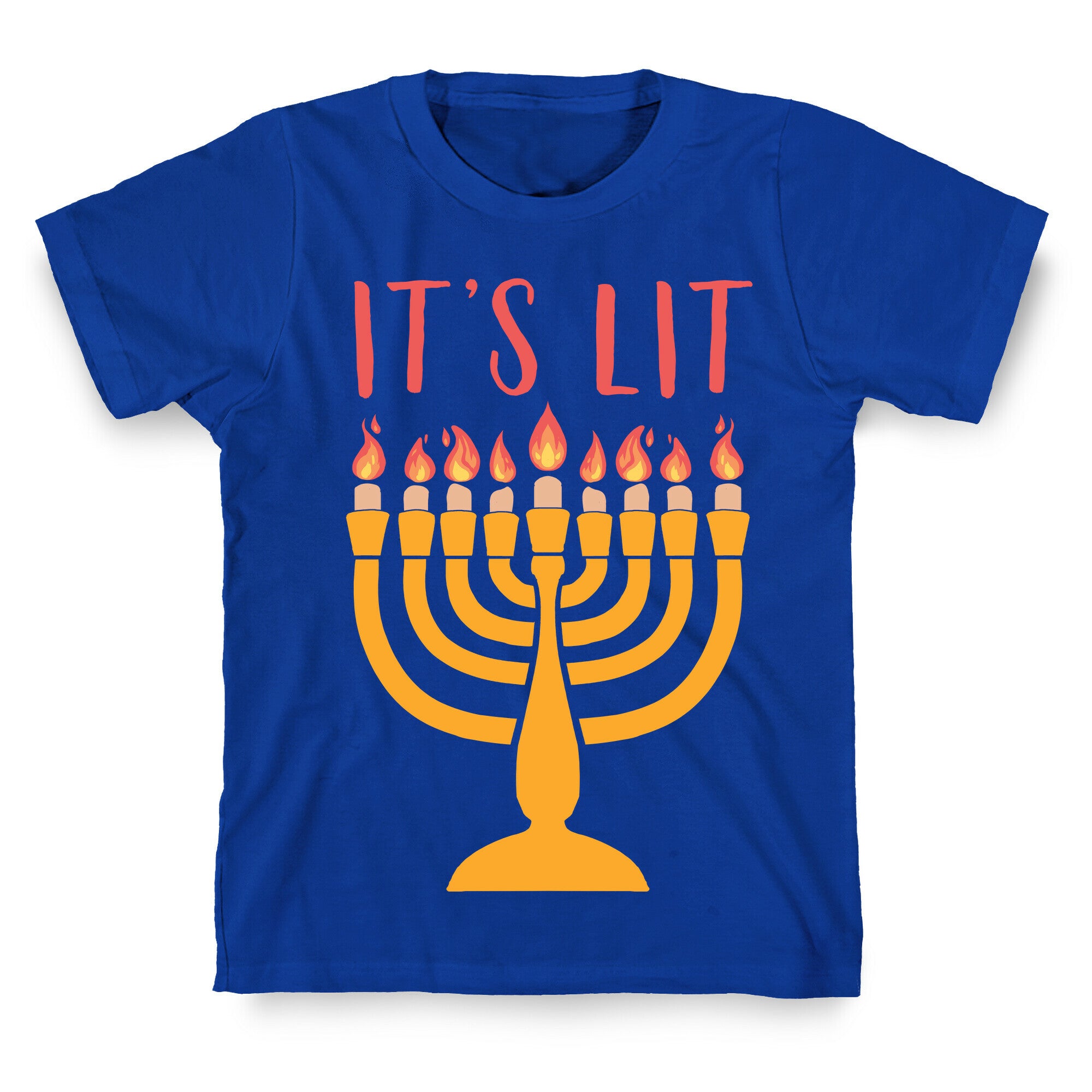 It's Lit Menorah T-Shirt