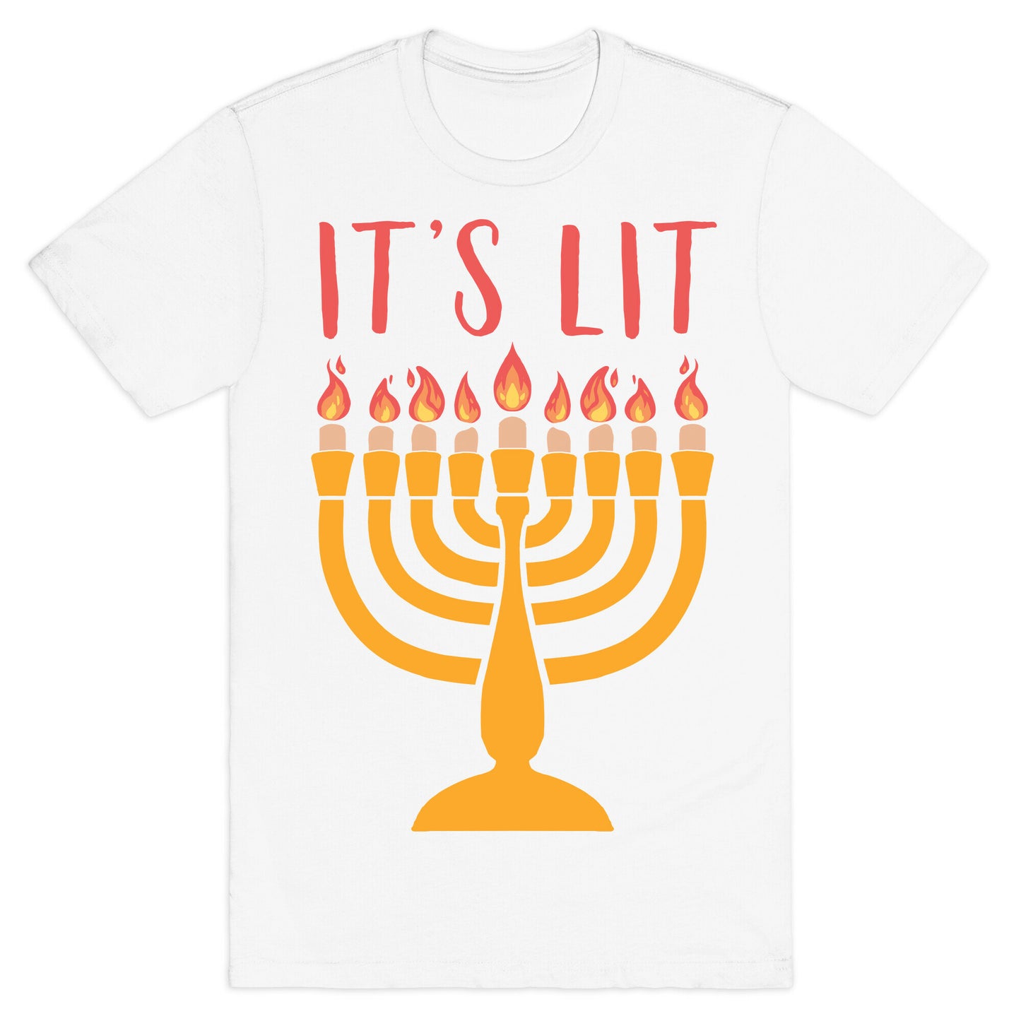 It's Lit Menorah T-Shirt