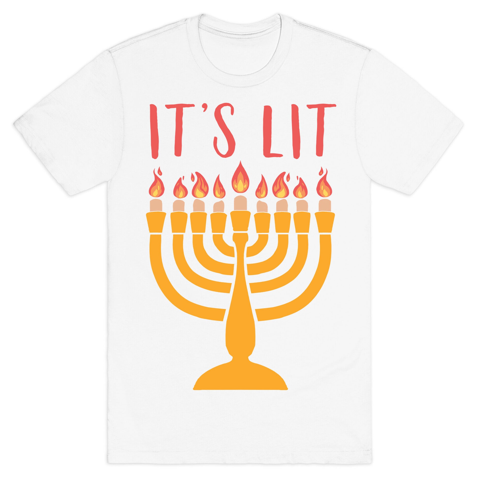 It's Lit Menorah T-Shirt