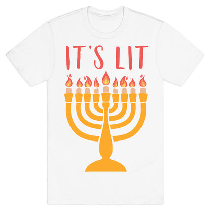 It's Lit Menorah T-Shirt