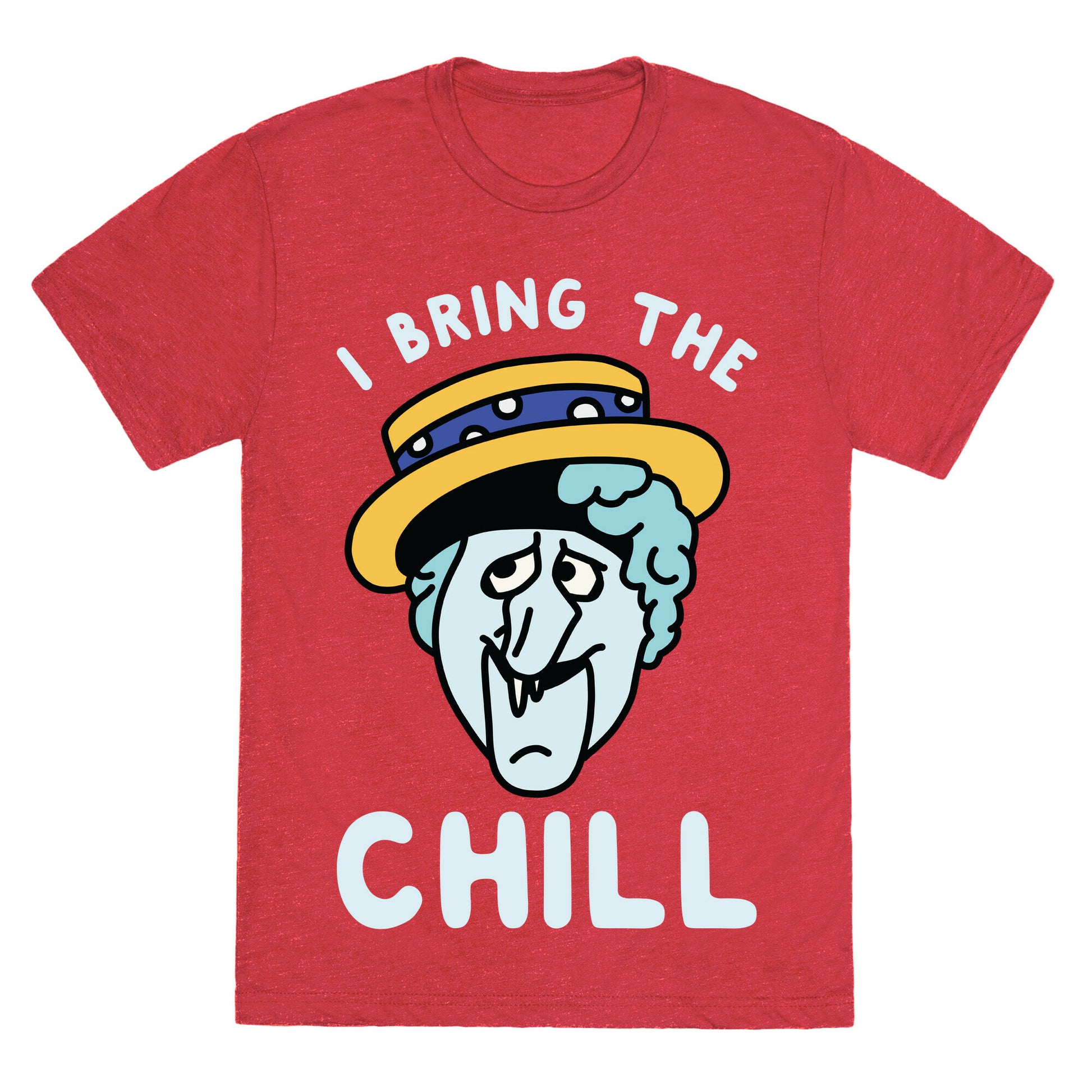 I Bring The Chill Snow Miser Unisex Triblend Tee