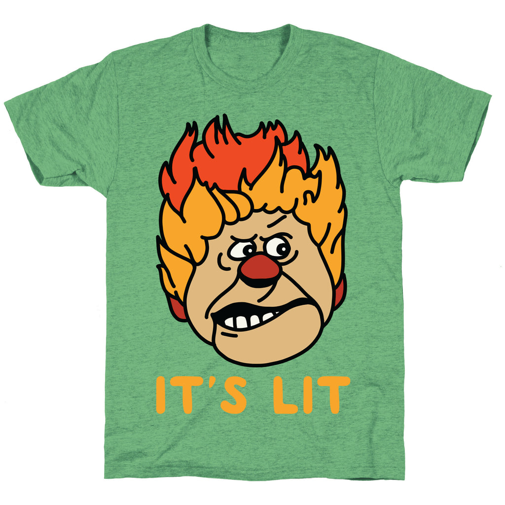 It's Lit Heat Miser Unisex Triblend Tee