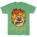 It's Lit Heat Miser Unisex Triblend Tee