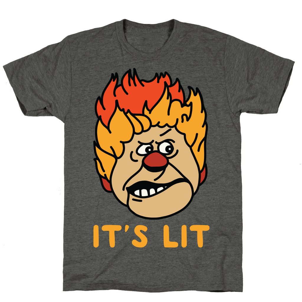 It's Lit Heat Miser Unisex Triblend Tee