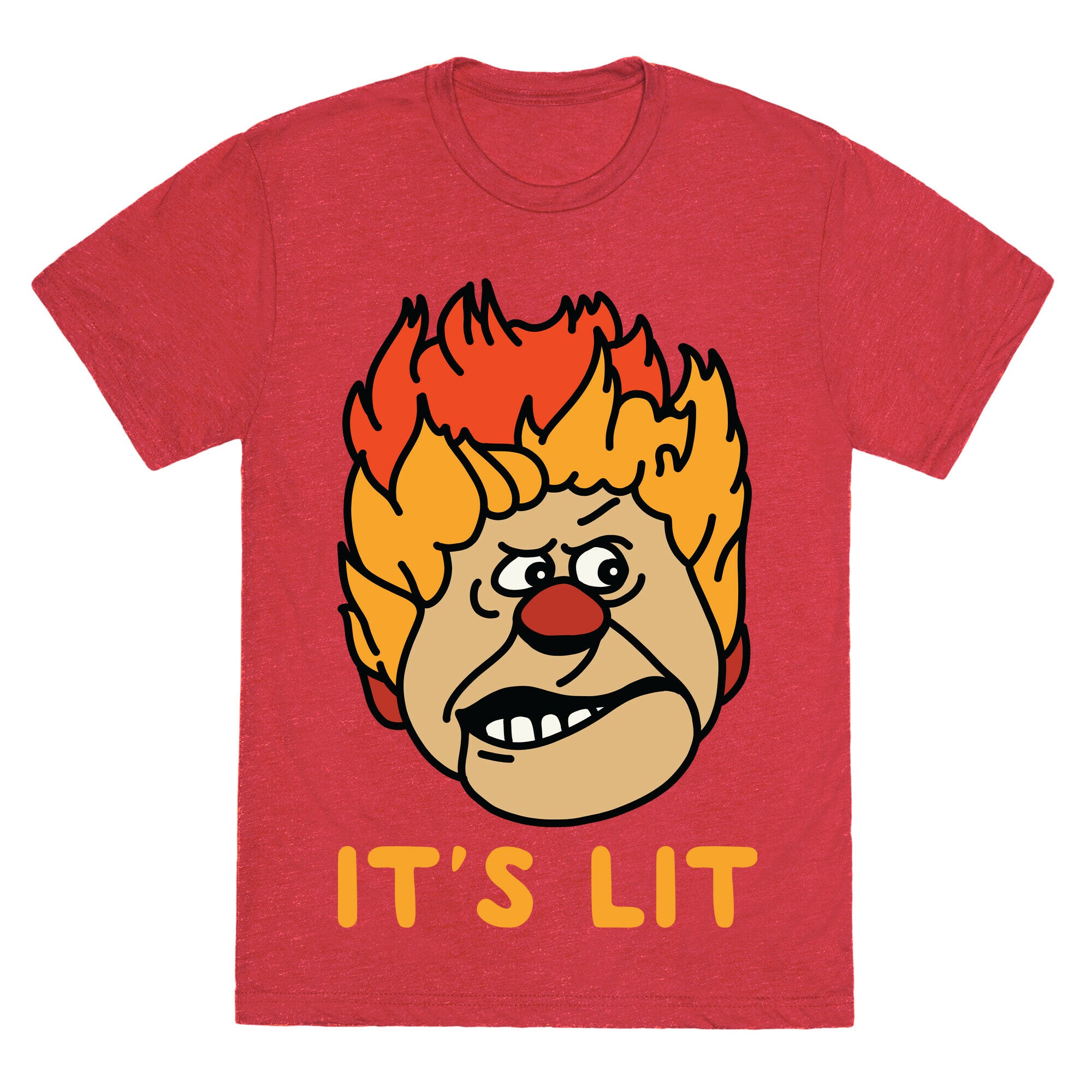 It's Lit Heat Miser Unisex Triblend Tee