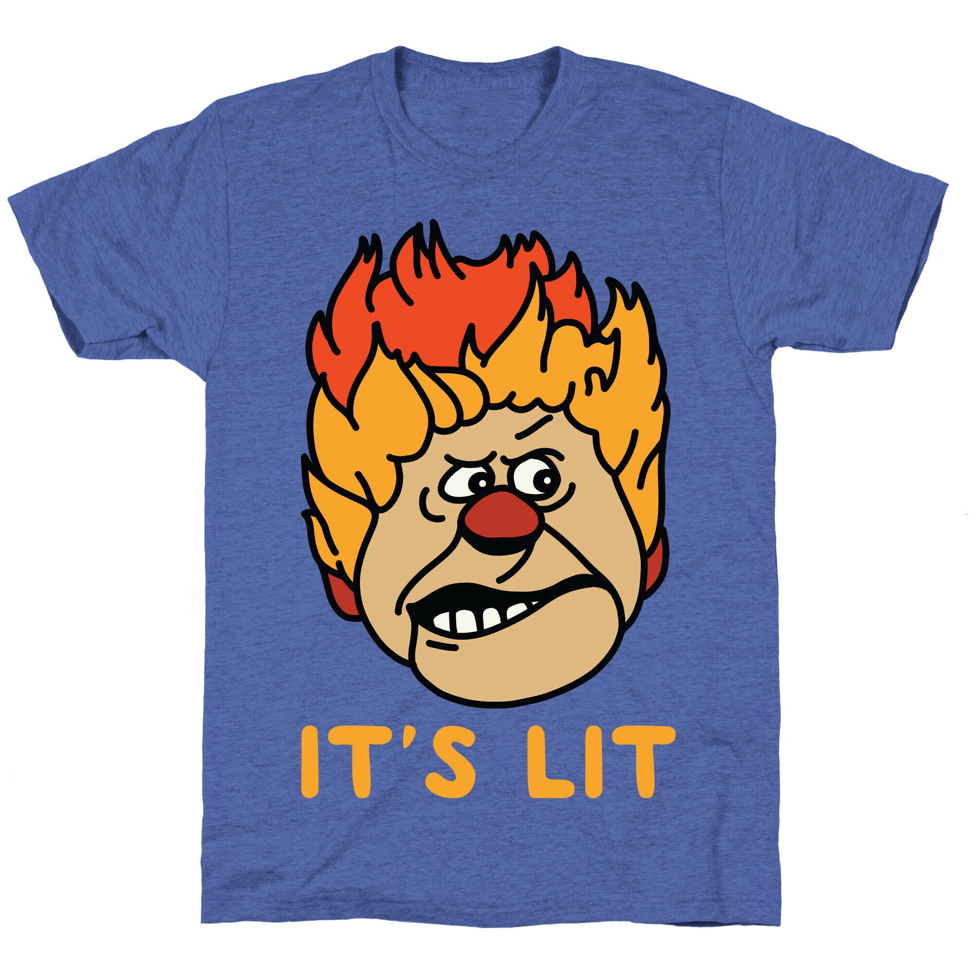 It's Lit Heat Miser Unisex Triblend Tee