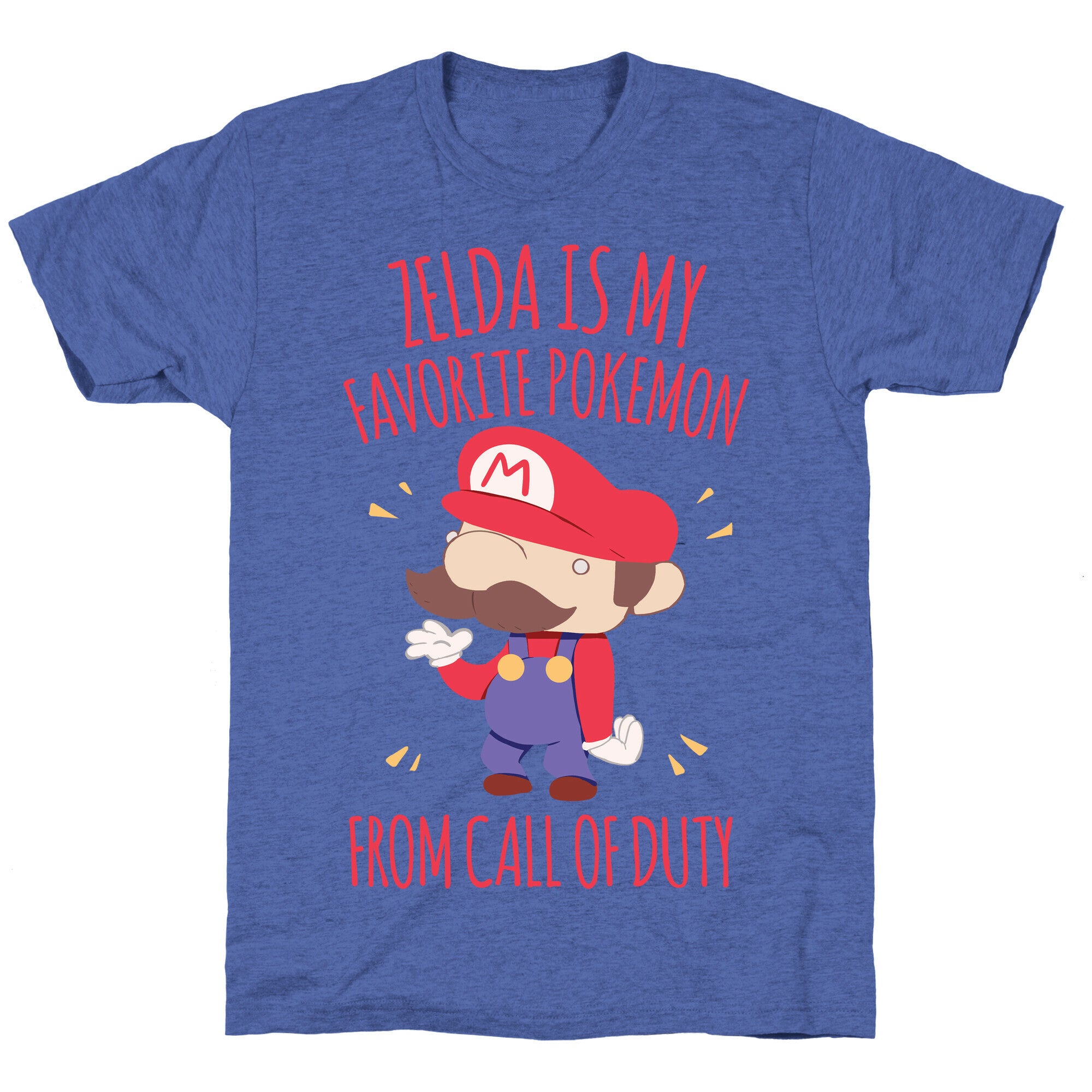 Zelda Is My Favorite Pokemon Unisex Triblend Tee