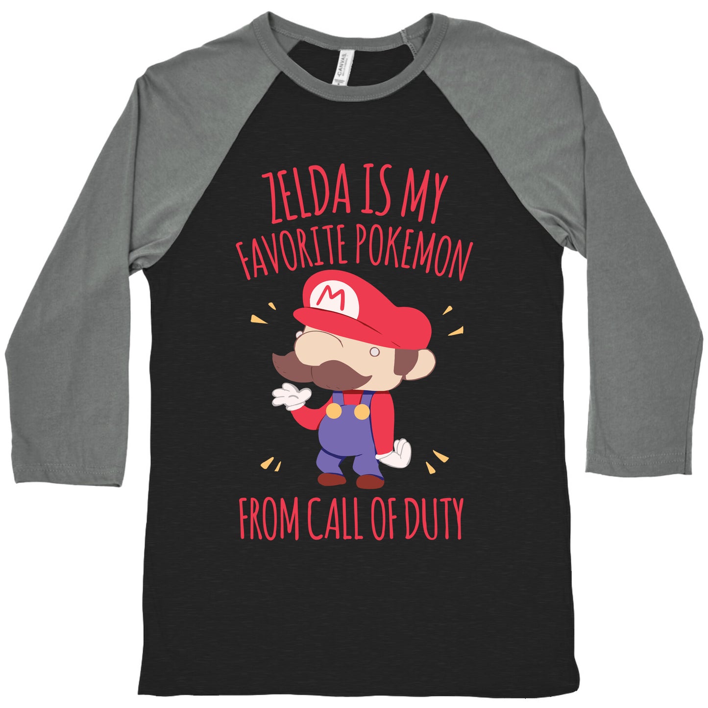 Zelda Is My Favorite Pokemon Baseball Tee