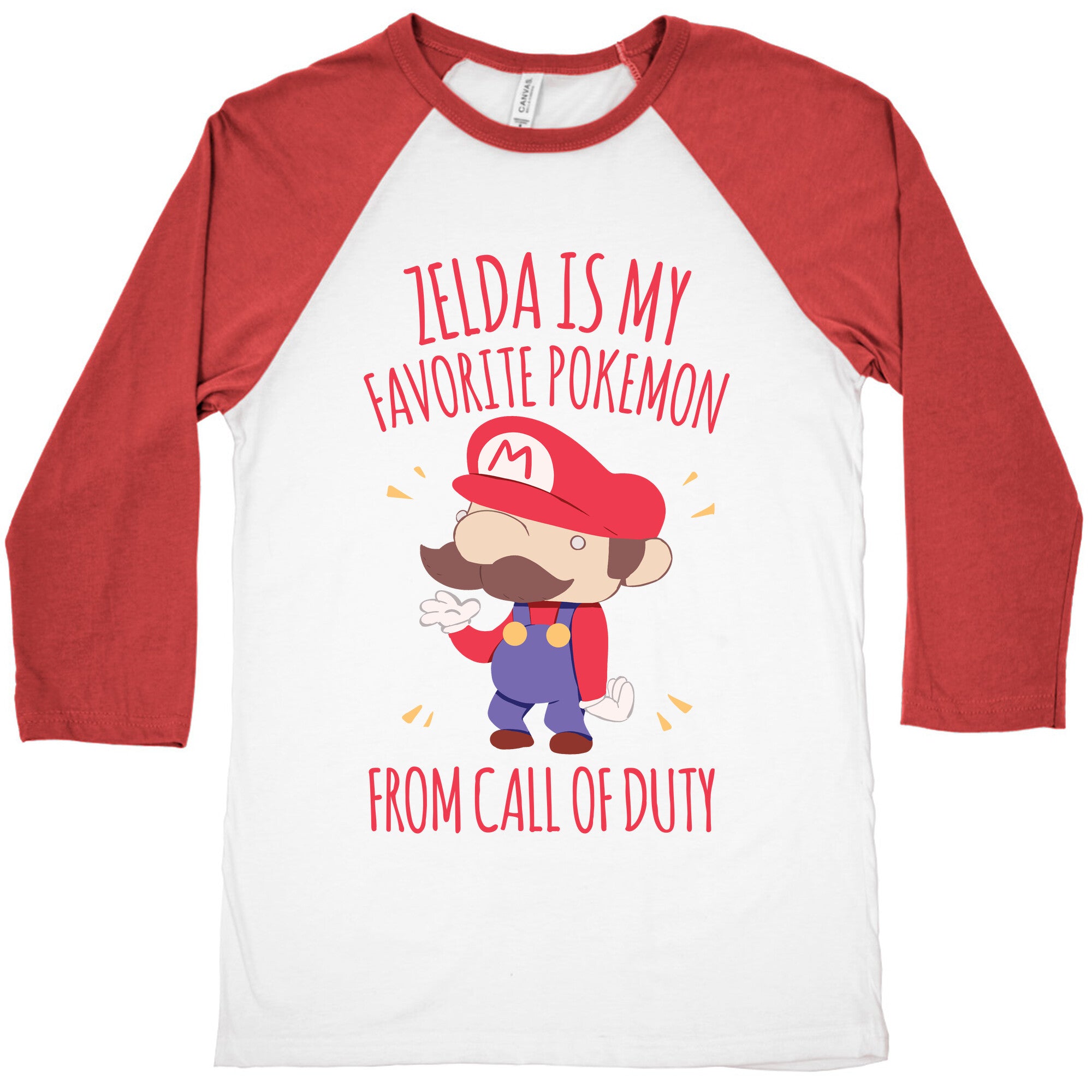 Zelda Is My Favorite Pokemon Baseball Tee