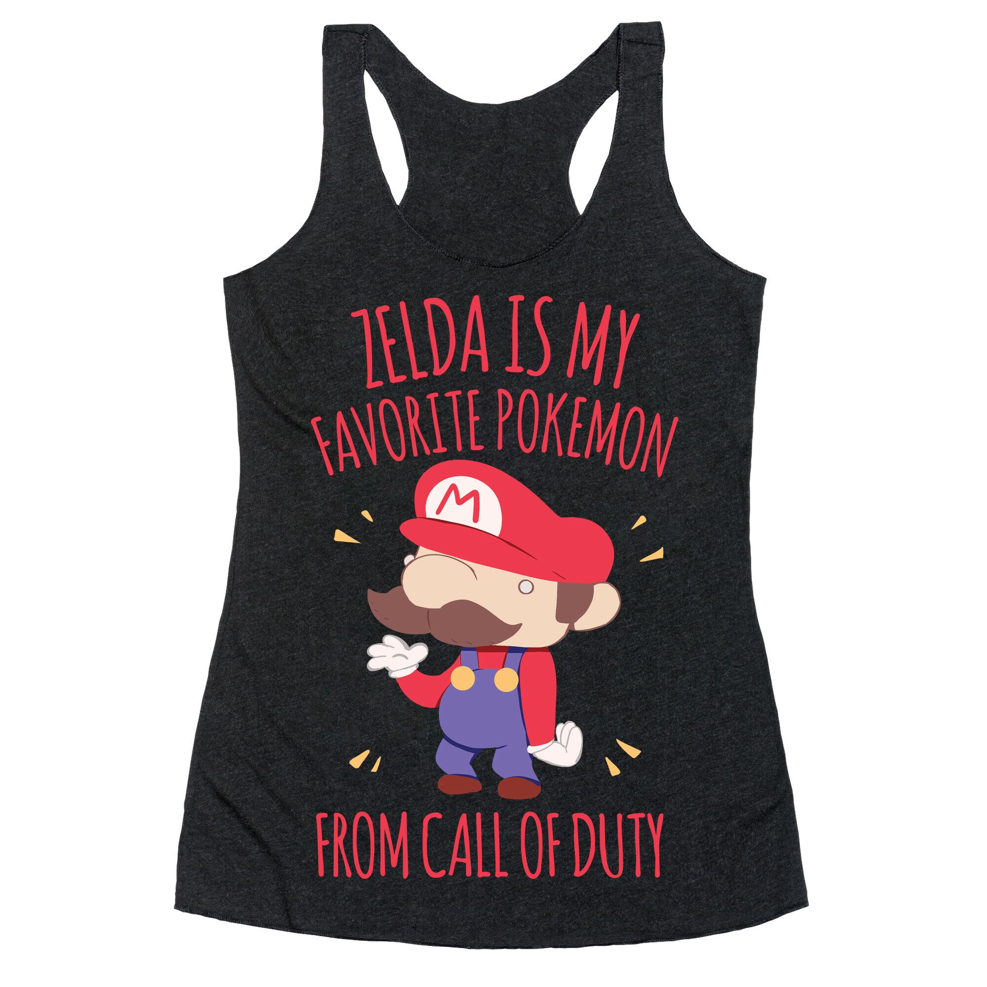 Zelda Is My Favorite Pokemon Racerback Tank