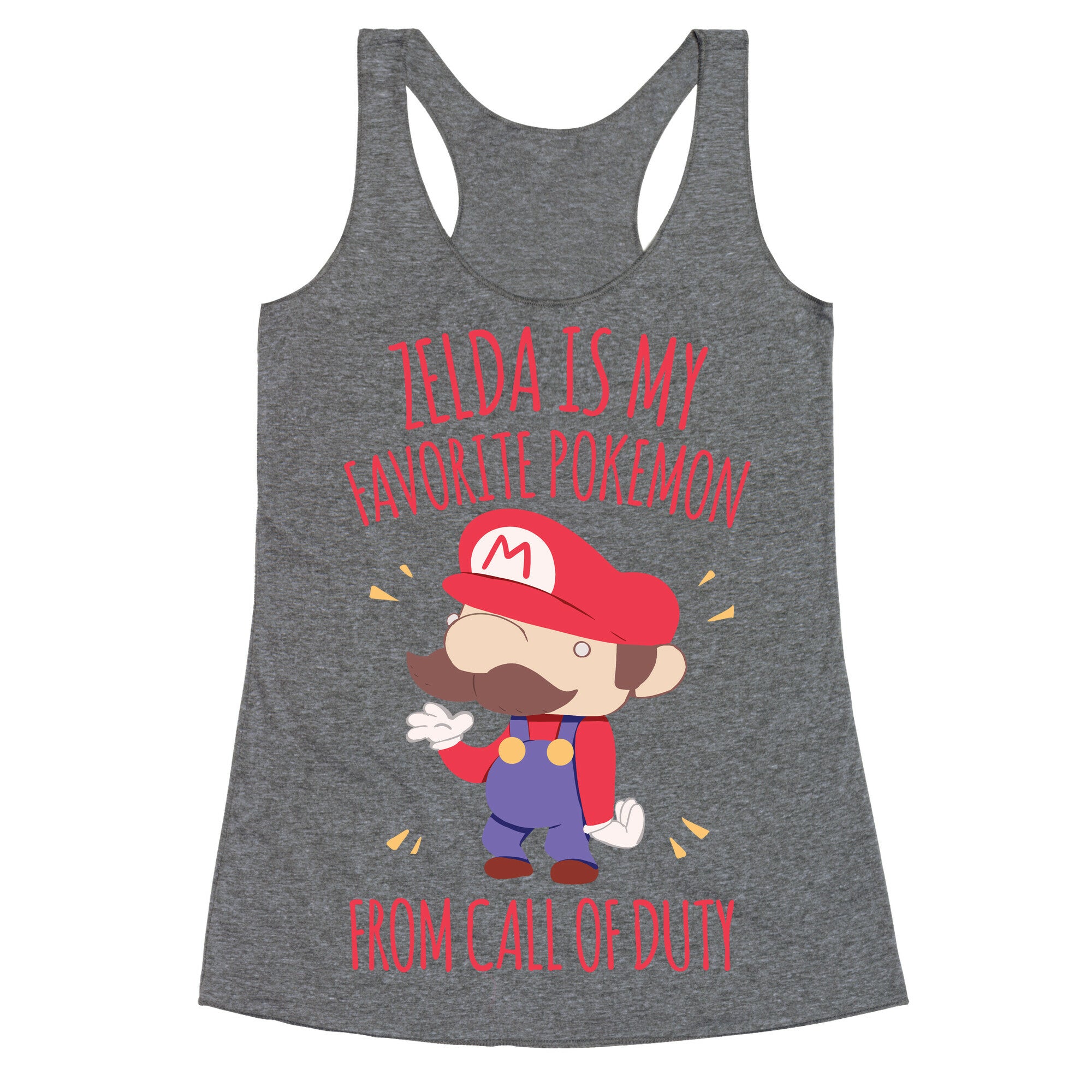 Zelda Is My Favorite Pokemon Racerback Tank