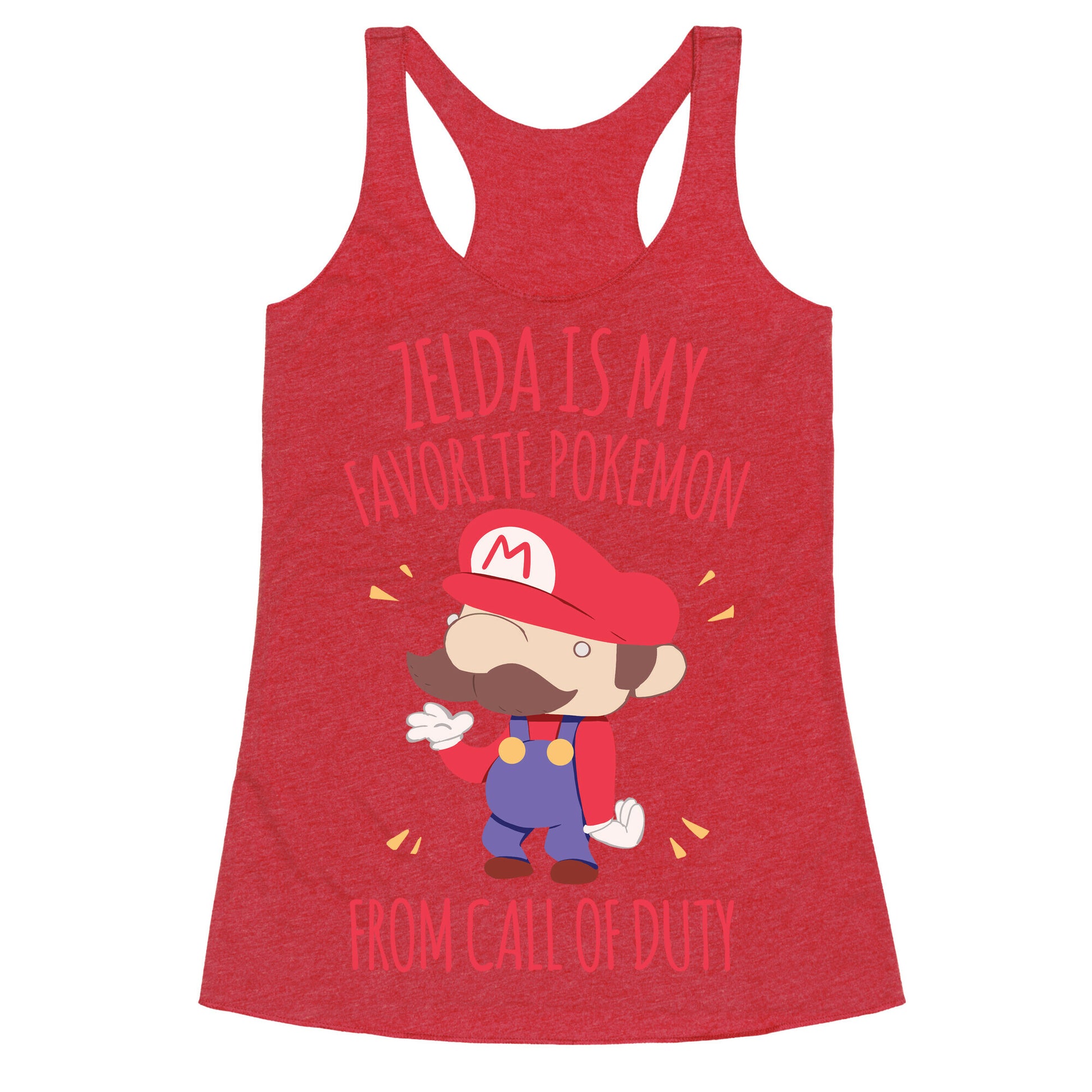 Zelda Is My Favorite Pokemon Racerback Tank