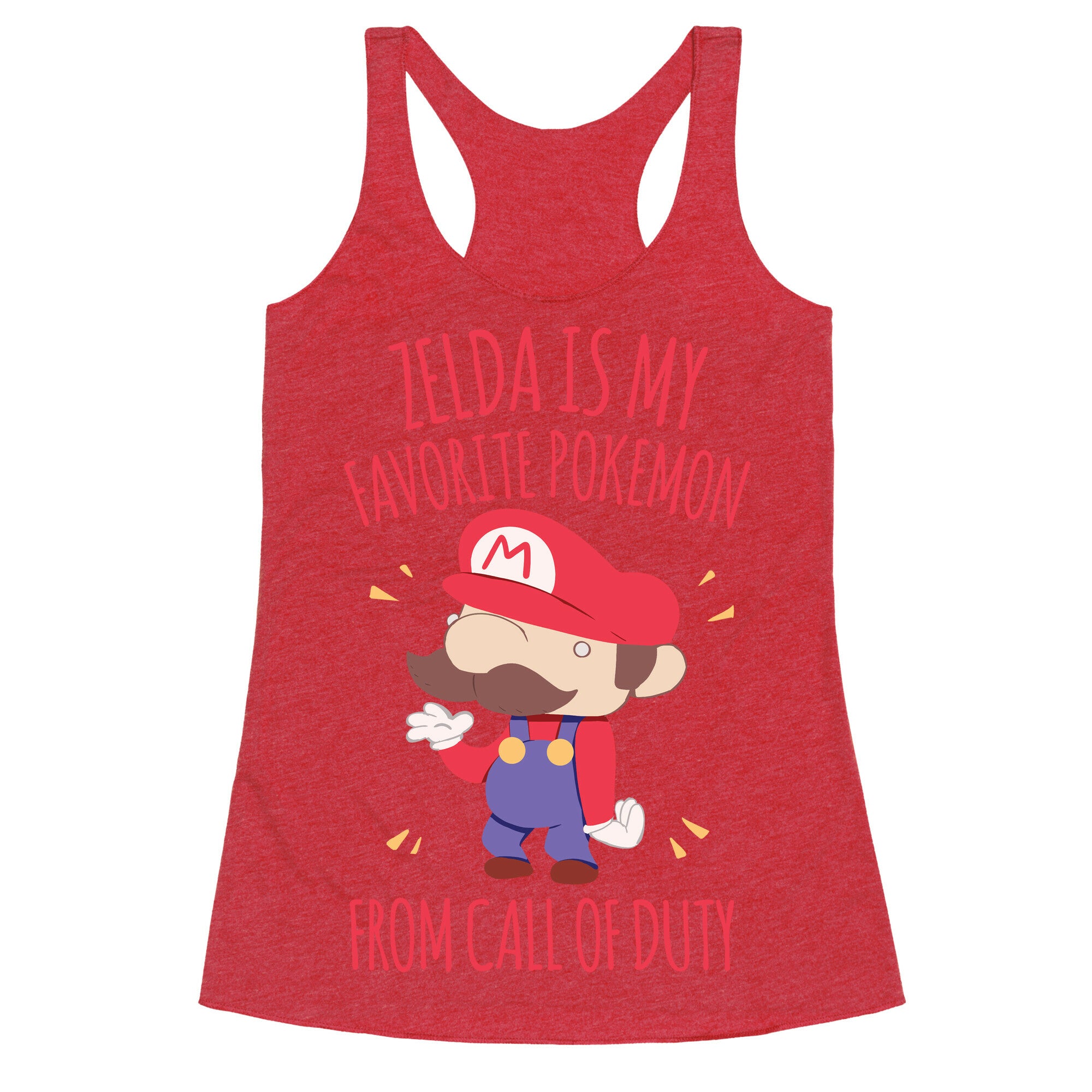 Zelda Is My Favorite Pokemon Racerback Tank