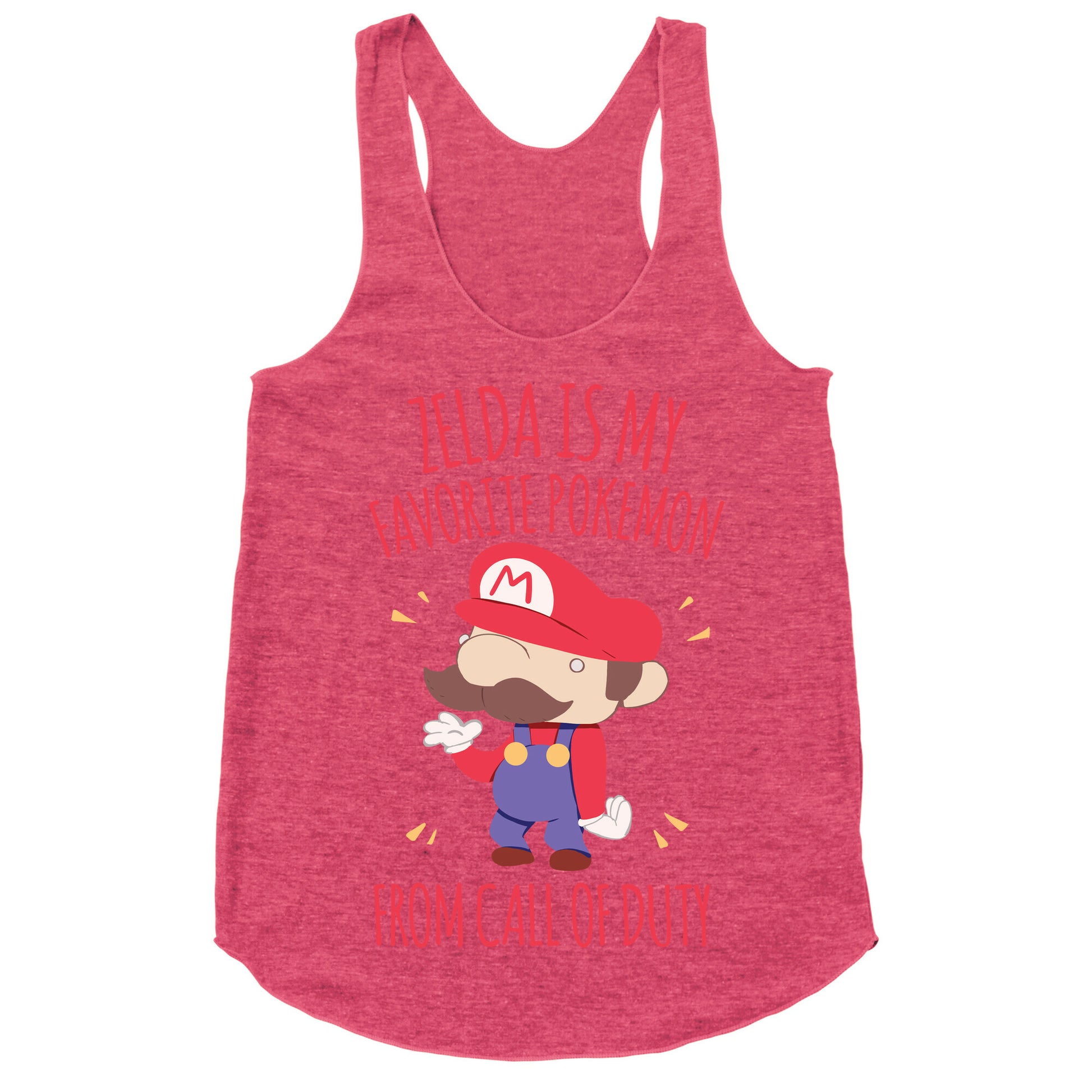 Zelda Is My Favorite Pokemon Racerback Tank