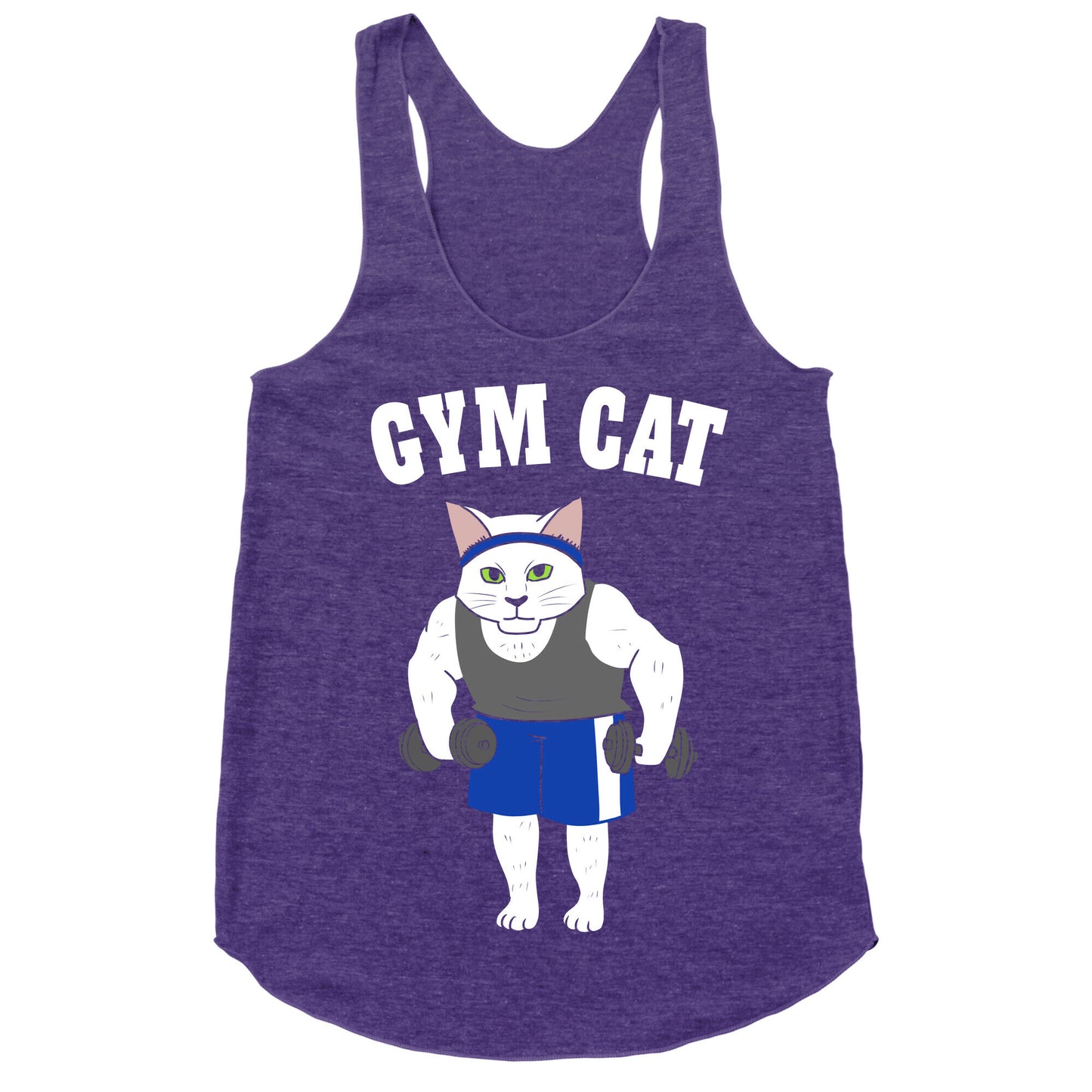 Gym Cat Racerback Tank