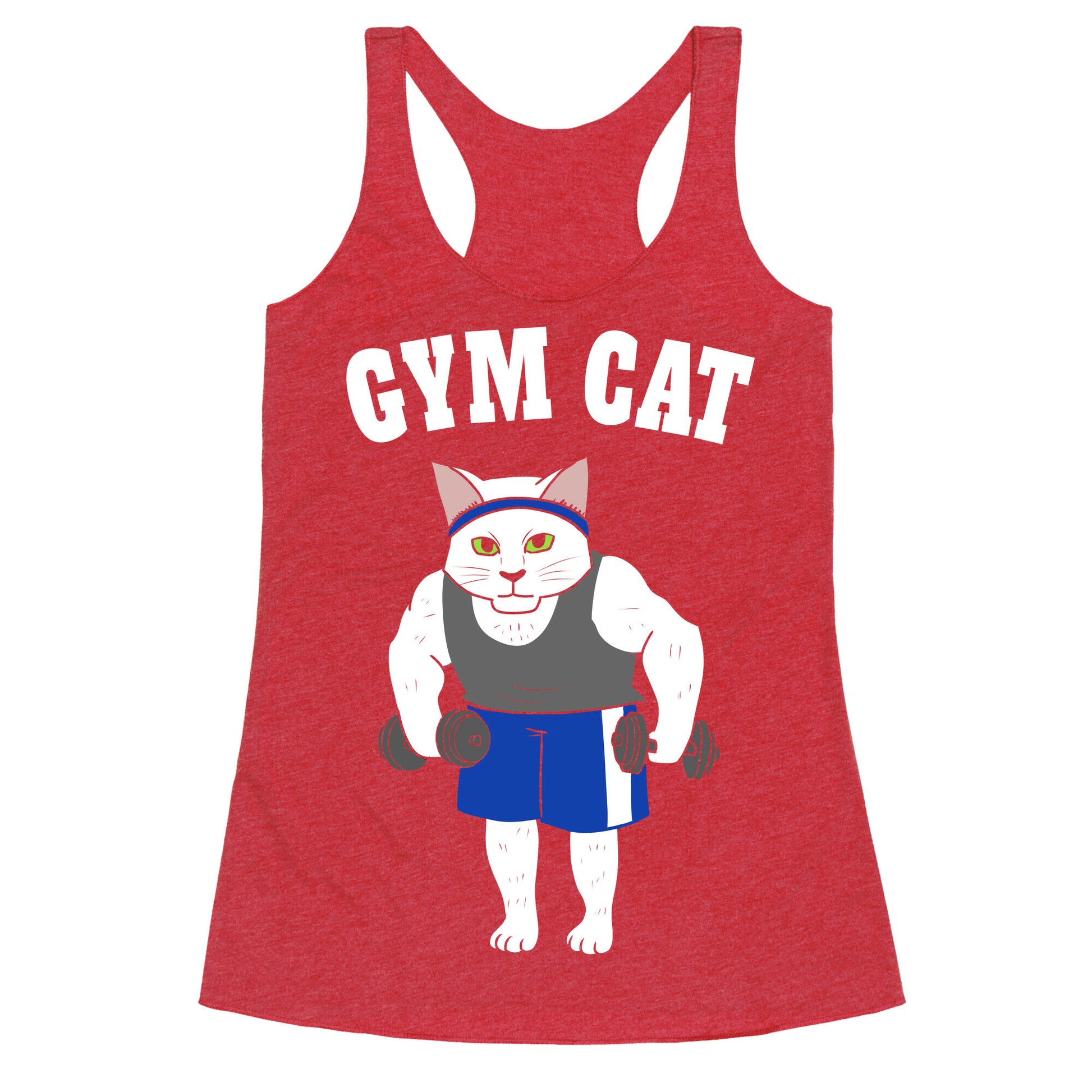 Gym Cat Racerback Tank