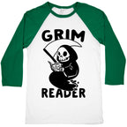 Grim Reader Baseball Tee